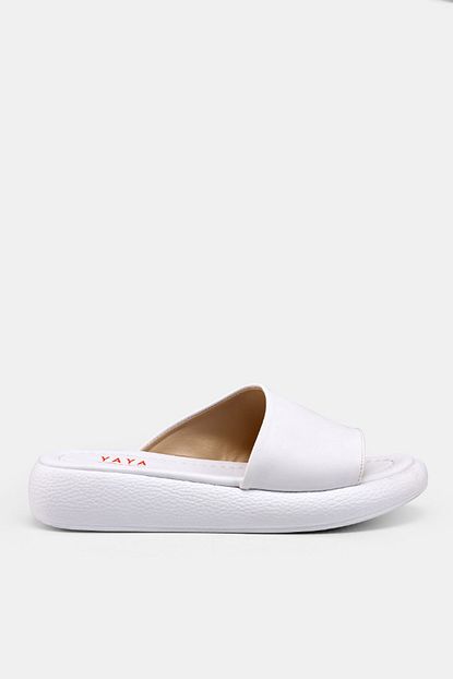 Yaya By Hotic Beyaz Kadin Terlik 01tey179780a900 Trendyol