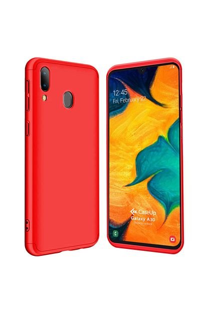 Caseup Samsung Galaxy A30 Kilif Triple Deluxe Shield Kirmizi Trendyol