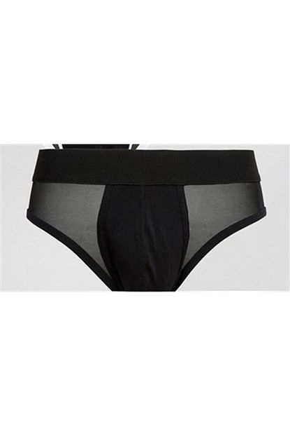 Soydance Erkek Siyah Asos Design Arkasi Transparan Ic Camasiri Trendyol