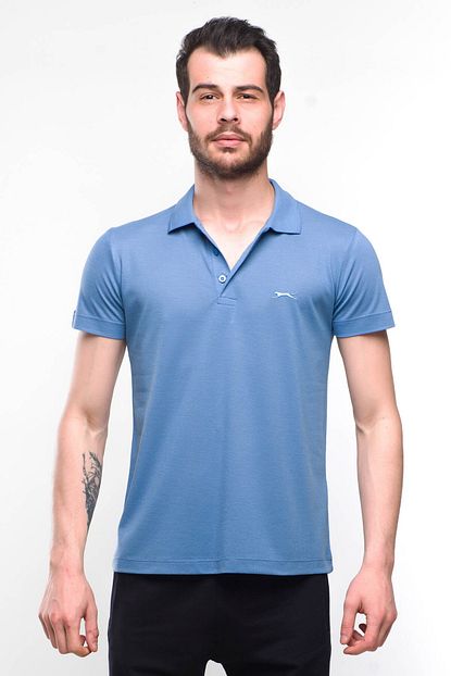 Slazenger Salvator Erkek T Shirt Indigo Trendyol