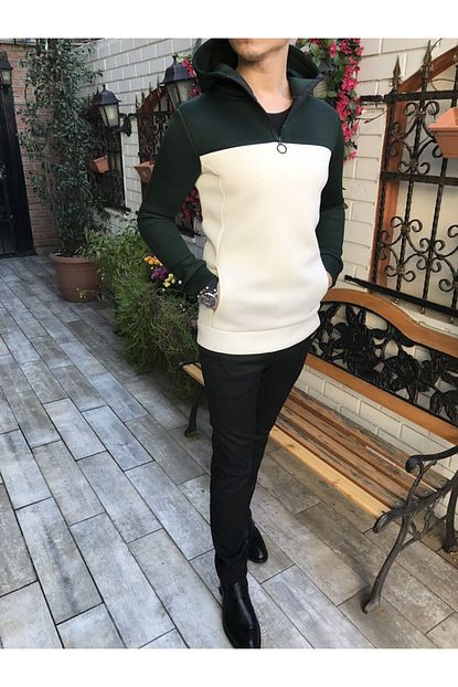 Terziademaltun Italyan Stil Mevsimlik Dalgic Kumas Erkek Polar Hirka Yesil T4267 Trendyol