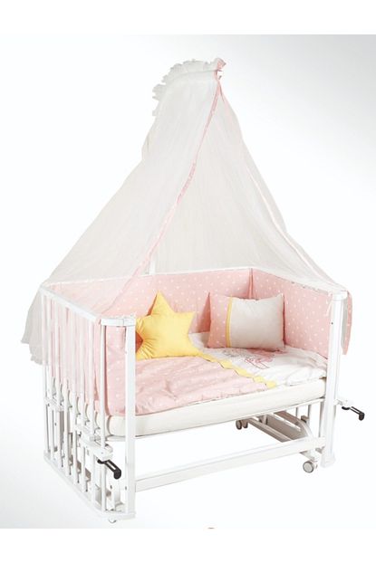 Egebaby Cocuk 3 In 1 Besik Beyaz Pembe Tekstil Trendyol