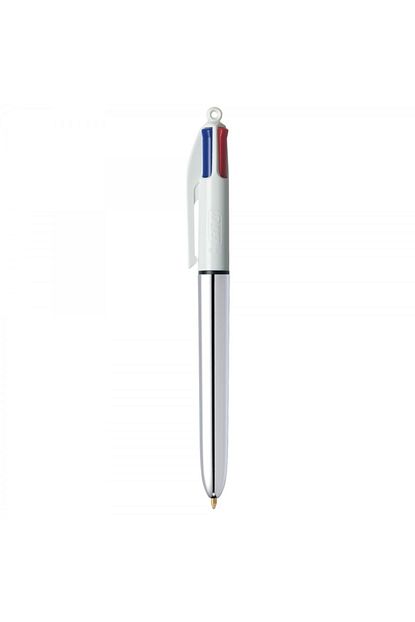 Bic Tukenmez Kalem 4 Colours Shine Govde Gumus Trendyol