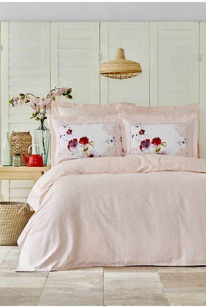 Karaca Home Elia Pembe Cift Kisilik Pike Yastik Set Trendyol