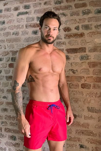 Trendyol Man Kirmizi Erkek Basic Deniz Sortu Tmnss20ds0023 Trendyol