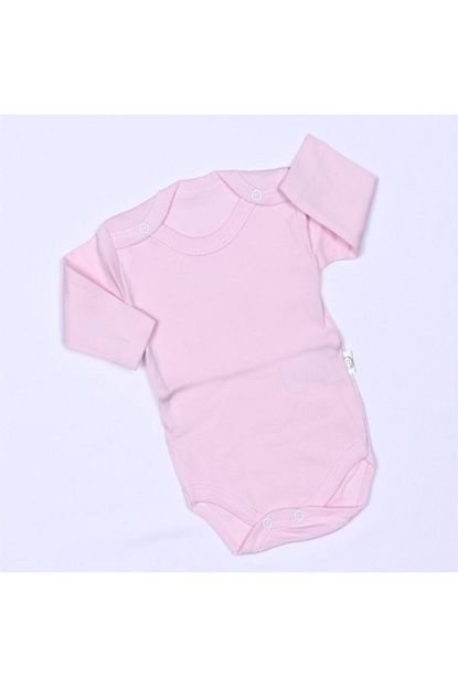 Bebe Duz Pembe Uzun Kollu Citcitli Badi Zibin Trendyol