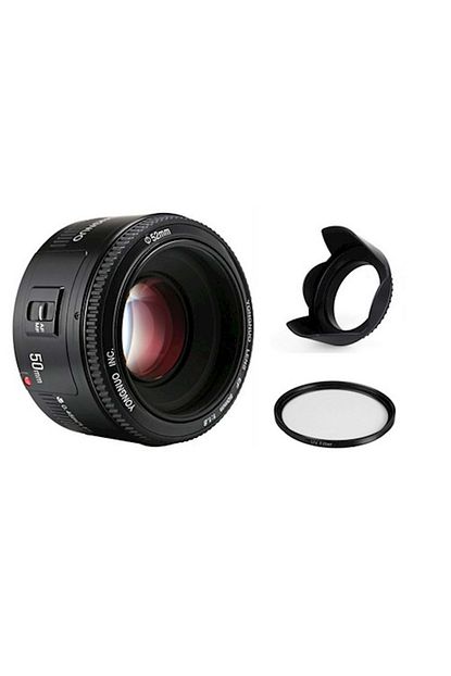 yongnuo 50mm f1 8 canon lens seti