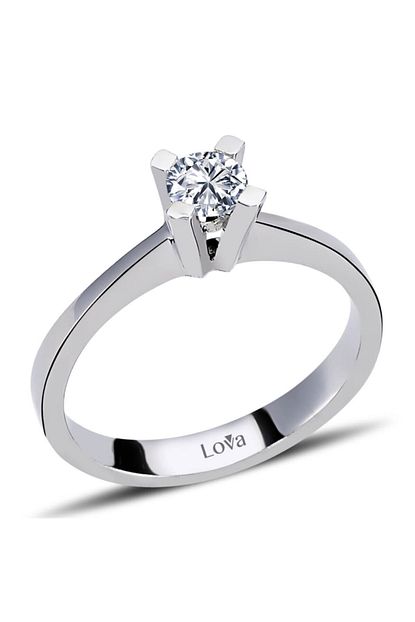 Lova E Renk 0 26 Karat Pirlanta Tektas Yuzuk 1050055 Trendyol