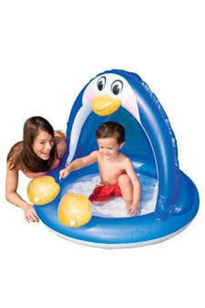 intex penguen figurlu golgelikli tabani bogumlu bebek havuzu fiyati yorumlari trendyol