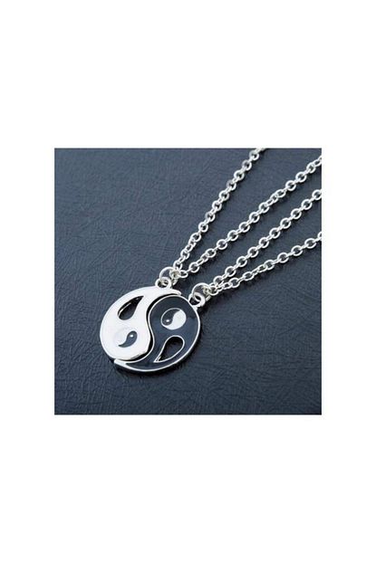 Kostebek Ikili Ying Yang Kolye Trendyol