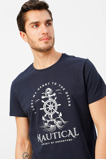 Limon Company Erkek Lacivert T Shirt Boyner Trendyol