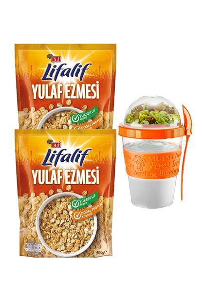 lifalif yulaf ezmesi 500 gram take and go musli kabi 600 ml