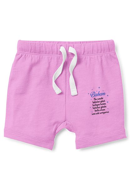 Angemiel Baby Baba Dogum Gunu Hediyesi Kiz Bebek Sort Pembe Trendyol
