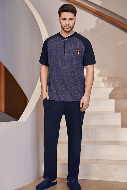 Doremi Kisa Kollu Erkek Pijama Takimi Icgiyimozel Com Online Erkek Giyim Alisveris Magazasinda