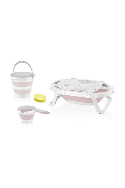 Babyjem Katlanir Banyo Seti Pembe Trendyol