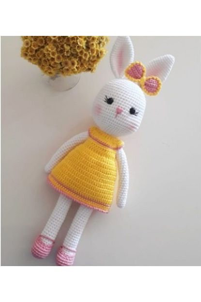 Oyuncakpark Sirin Tavsan Uyku Arkadasi Amigurumi Organik Oyuncak Trendyol