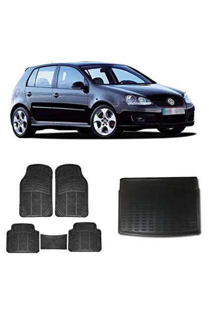 Gold Volkswagen Golf 5 3d Bagaj Havuzu Ve Badem Paspas Seti Trendyol