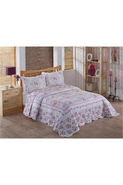 Ortum Violetta Yatak Ortusu Cift Kisilik Pembe Trendyol