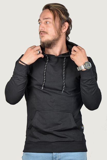Terapi Men Erkek Kapsonlu Sweatshirt 9y 5200178 002 Siyah Trendyol