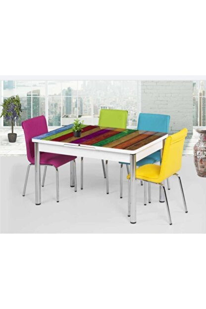 Evteks Hali Perde Mutfak Masa Takimlari 4 Kisilik Fiyati Yorumlari Trendyol