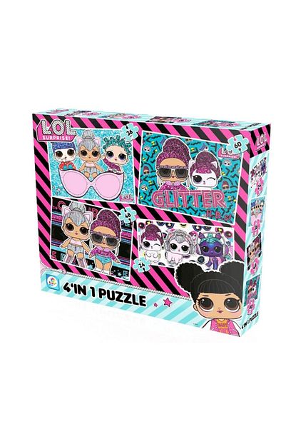 Nubutik S Kiz Cocuk Puzzle 4 In 1 I Trendyol