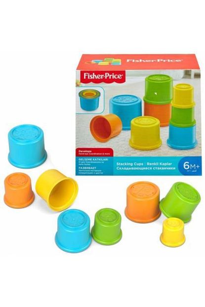 Fisher Price Renkli Kaplar Siralama Ve Sekil Ayirma Gcm79 Trendyol