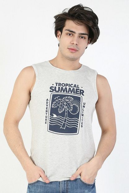 Colin S Beyaz Erkek Atlet Cl1049420 Trendyol