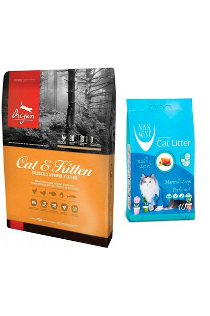 Orijen Kitten Yavru Kedi Mamasi 1 8 Kg Vancat Marsilya Sabunlu Bentonit Kedi Kumu 10 Lt Original Trendyol