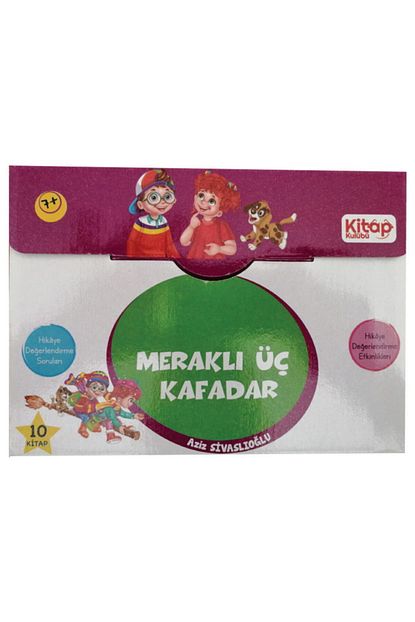 Kitap Kulubu Yayinlari Merakli Uc Kafadar Hikaye Seti 10 Kitap Trendyol