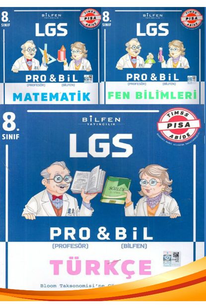 Bilfen Yayinlari 8 Sinif Lgs Probil 3 Lu Soru Bankasi Seti 2021 Lgs Kitaplari Trendyol