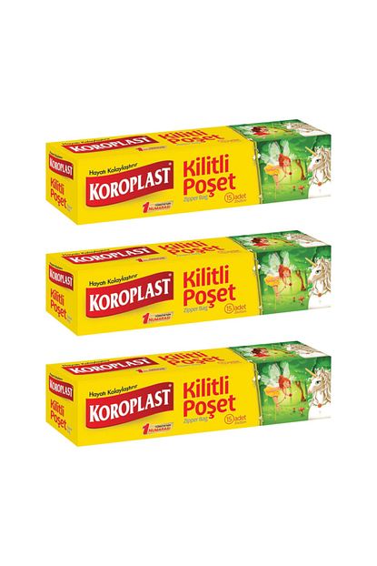 Koroplast Kilitli Poset Unicorn 20x25 Cm 15 Adet 3 Lu Trendyol