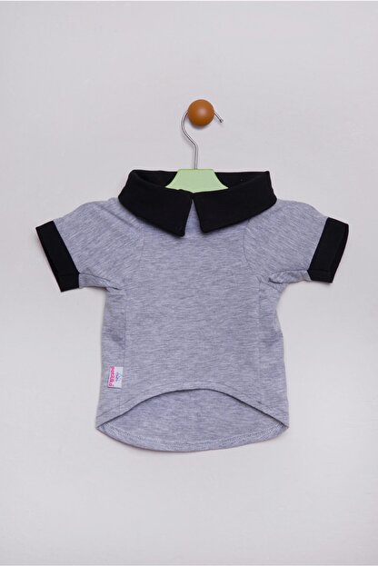Patilika Kedi Ve Kopek Siyah Polo Yaka Basic T Shirt Trendyol