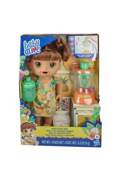 Hasbro Baby Alive Bebegim Ve Sihirli Mikserim Kumral E6944 Trendyol