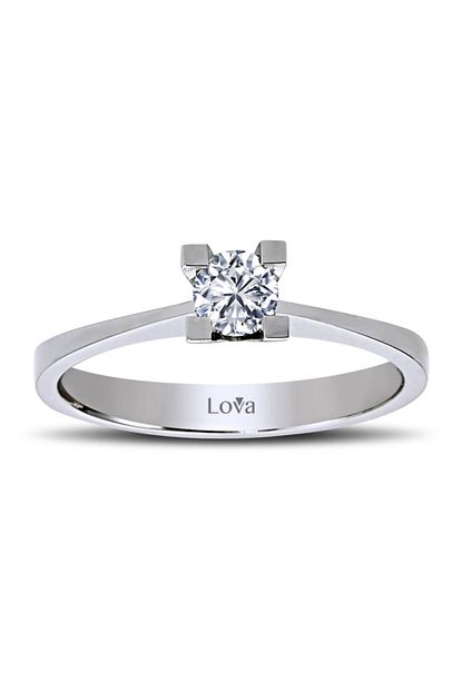 Lova Kadin D Renk 0 23 Karat Pirlanta Tektas Yuzuk 1010020 Trendyol
