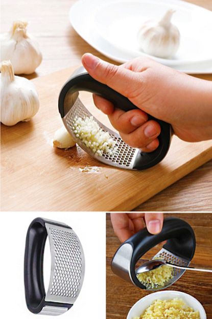 Kitchen Chef Tutma Kollu Lux Paslanmaz Celik Sarimsak Ezici Trendyol