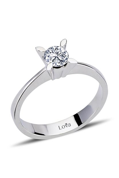 Lova D Renk 0 39 Karat Pirlanta Tektas Yuzuk 1020113 Trendyol