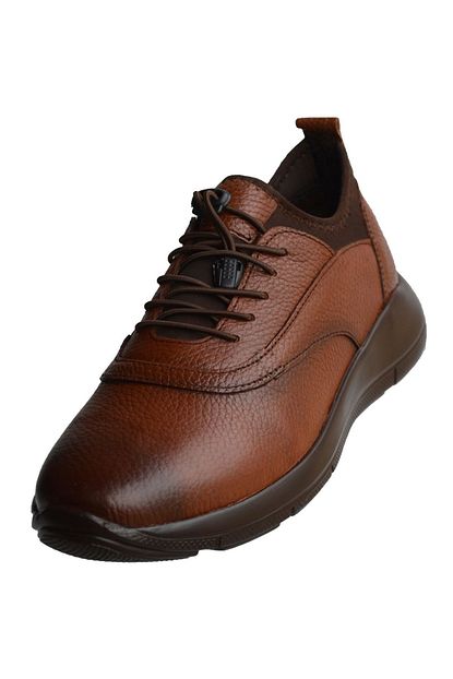 Mpp Hakiki Deri Ortopedik Erkek Sneaker Ayakkabi Milano Brava Oss019 Taba Trendyol