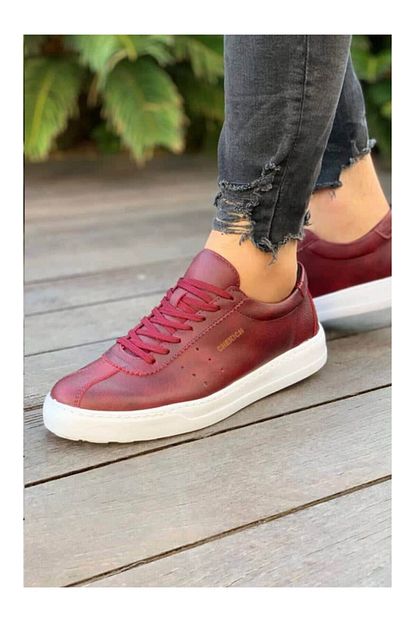 Myy Ayakkabi Boy Uzatan Yuksek Taban 5 Cm Gizli Topuk Erkek Ayakkabi Bordo Myy9600 Trendyol