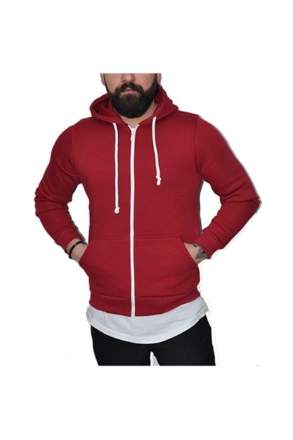 Kgm Kirmizi Yazlik Erkek Sweatshirt Trendyol