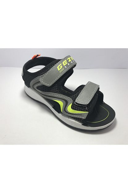 Gezer Erkek Cocuk Gri Sandalet Trendyol