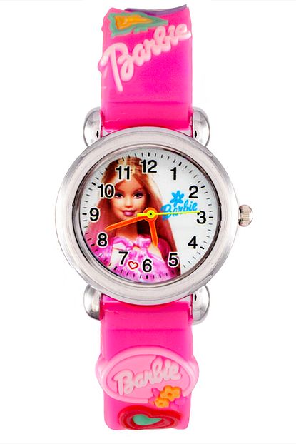 Chrono Barbie Kiz Cocuk Analog Kol Saati 3d Silikon Kordon Trendyol