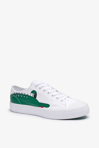 Lacoste X Jeremyville Gripshot Jvl 120 1 Cma Erkek Beyaz Yesil Sneaker 739cma0130 Trendyol