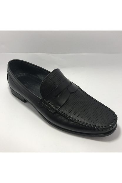 Puccini Erkek Siyah Cilt Hakiki Deri Ortopedik Ayakkabi Trendyol