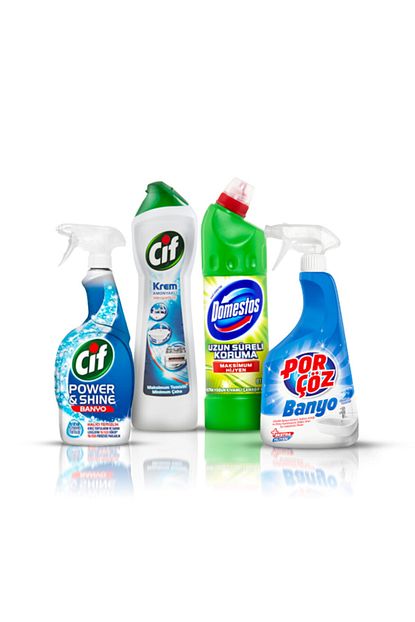 Cif Banyo Temizlik Seti 4 Lu Trendyol