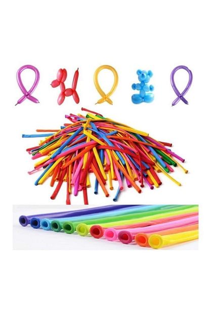 kullanatparty renkli sosis balon
