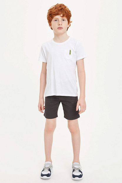 Defacto Erkek Cocuk Regular Fit Bermuda Sort Trendyol