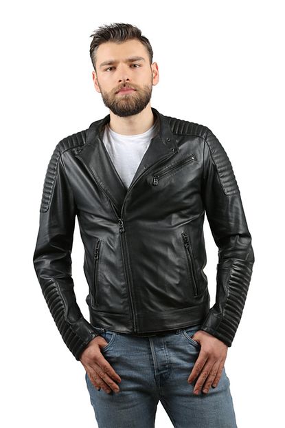 Franko Armondi Erkek Natural Deri Ceket Trendyol