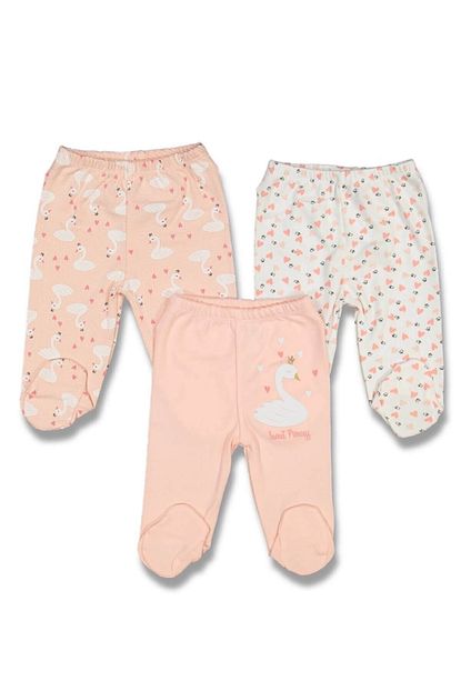 Necix S Kugulu Kiz Bebek 3 Lu Alt Pijama Takim Trendyol
