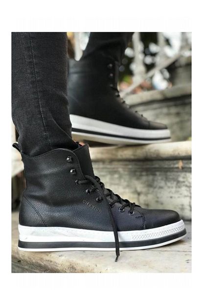 Chekich Yuksek Taban 5 Cm Gizli Topuk Erkek Ayakkabi Siyah Myy0055ss Trendyol