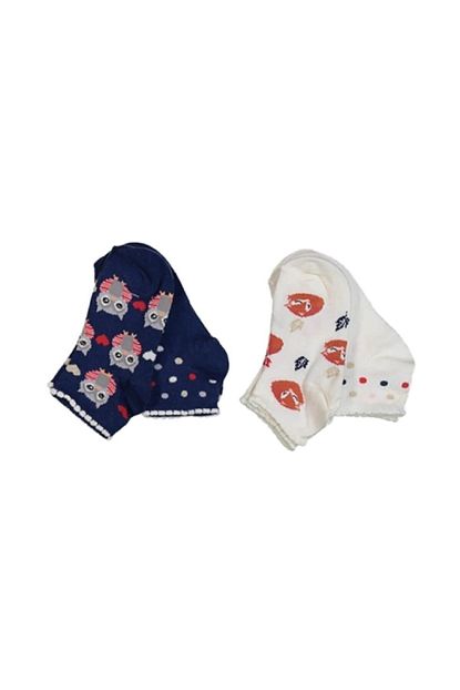 Defne Baby Baykuslu Tilkili Kiz Bebek 4 Lu Corap Takim Trendyol